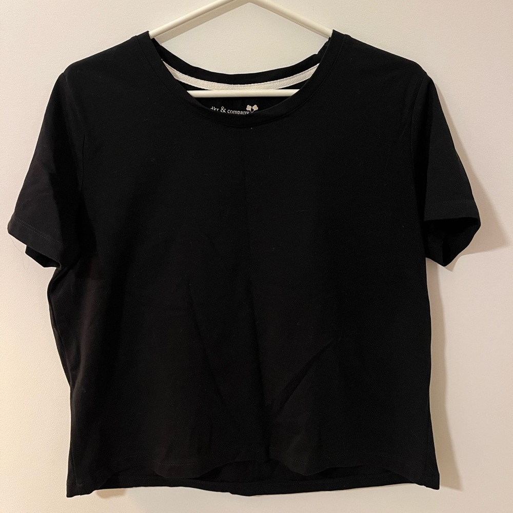 Cotton Black Tee